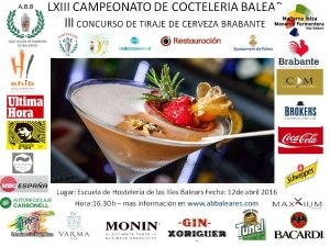 LXIII Campeonato de coctelería de las Islas Baleares