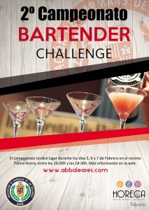 El próximo Bartender Challenge estará presente en HORECA Baleares